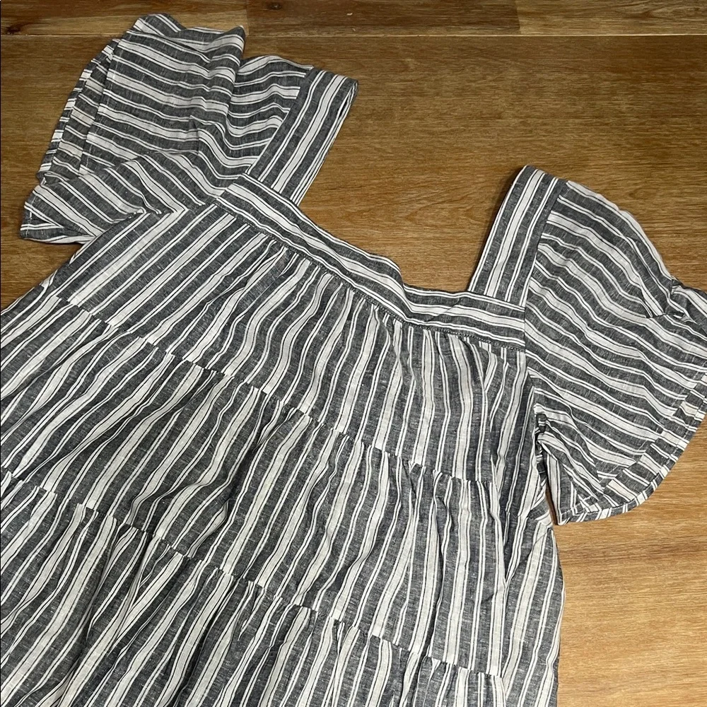 Terra & Sky Navy and White Striped Blouse - Picture 7 of 7